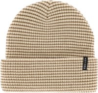 Autumn Stripe Beanie - eggshell