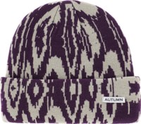 Autumn Craft Beanie - grape