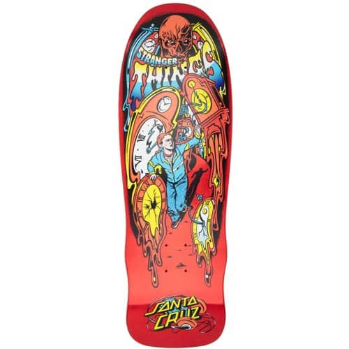 Santa Cruz Stranger Things Grabke Max Melting Clock 9.7 Skateboard