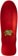 Santa Cruz Stranger Things Grabke Max Melting Clock 9.7 Skateboard Deck - top