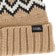 Coal Meadows Beanie - khaki/black - detail