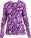 Airblaster Women's Base Layer Top - blackberry earth life