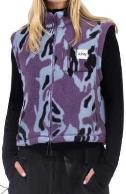 Eivy Women's Boxy Sherpa Vest - purple stray - view large