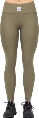 Eivy Women's Pocket Rib Tights - olive - view large
