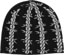 Corduroy Tribalwire Reversible Skully Beanie - white - alternate