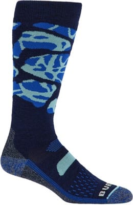 Burton Women's Performance Midweight Snowboard Socks - jake blue camo - view large