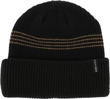 Autumn Mini Stripe Beanie - black/tan - view large