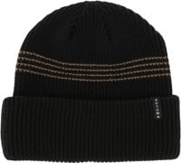 Autumn Mini Stripe Beanie - black/tan
