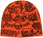 Corduroy Fos Skully Beanie - orange