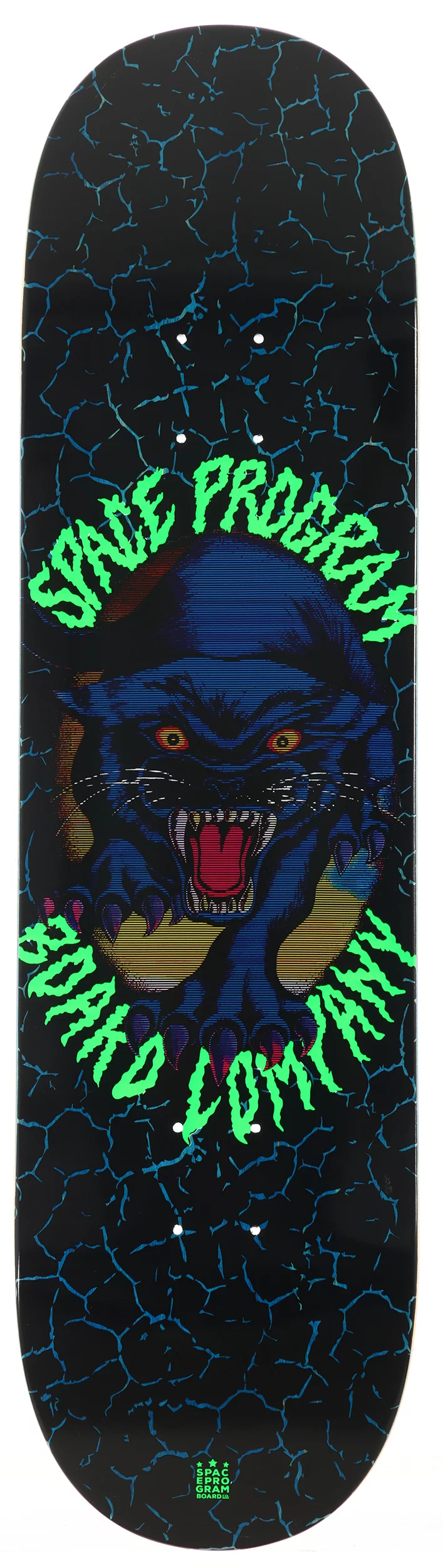 Space Program Nightcat 8.5 Skateboard Deck - black/multi | Tactics