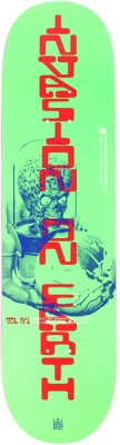Space Program Invader 8.5 Skateboard Deck - green - view large