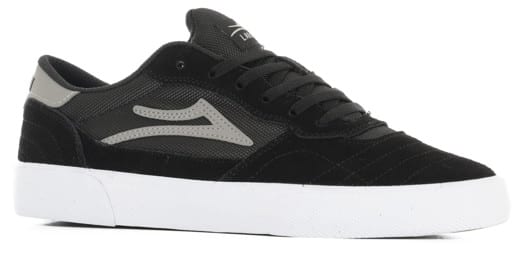 Lakai Cambridge Skate Shoes (Closeout) - black/grey suede - view large