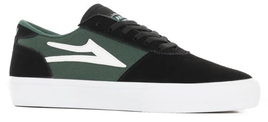Lakai Manchester Skate Shoes - black/pine suede - view large