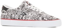 Lakai Manchester Skate Shoes - white canvas print