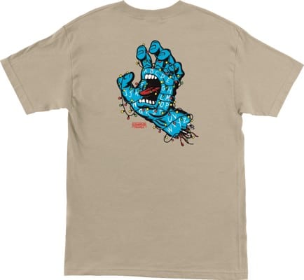 Santa Cruz Stranger Things Screaming Lights T-Shirt - sand - view large