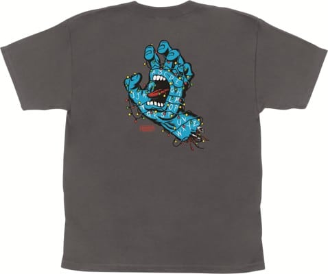 Santa Cruz Kids Stranger Things Screaming Lights T-Shirt - charcoal - view large