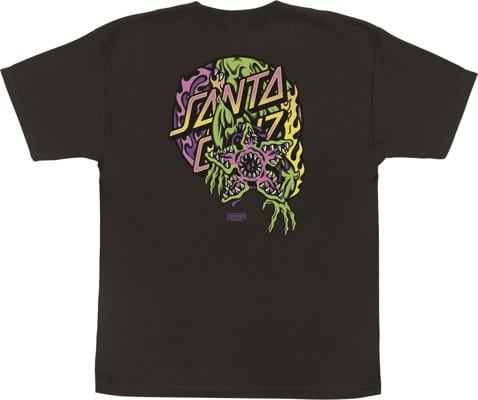 Santa Cruz Kids Stranger Things Demogorgon Dot T-Shirt - black - view large