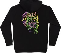 Santa Cruz Stranger Things Demogorgon Dot Hoodie - black