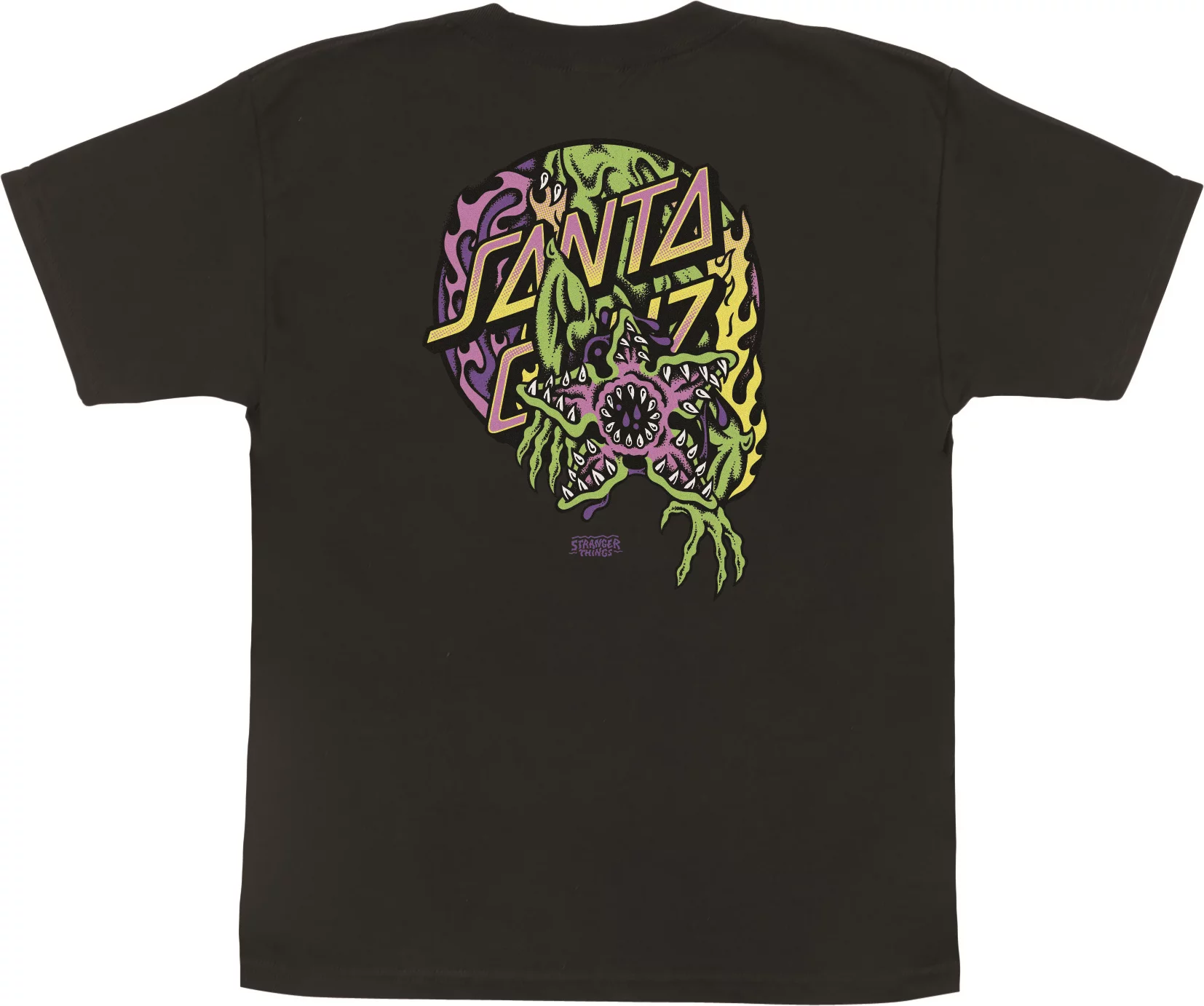 Santa Cruz Stranger Things Demogorgon Dot T-Shirt - black | Tactics