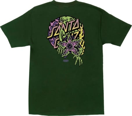 Santa Cruz Stranger Things Demogorgon Dot T-Shirt - forest - view large