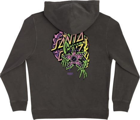 Santa Cruz Kids Stranger Things Demogorgon Dot Hoodie - pigment black - view large