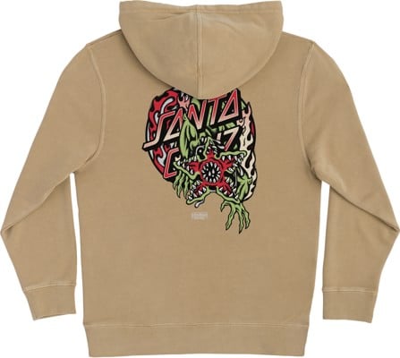 Santa Cruz Kids Stranger Things Demogorgon Dot Hoodie - pigment sandstone - view large
