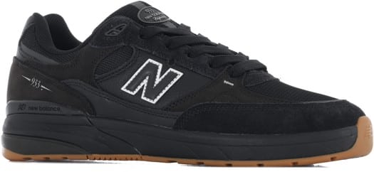 New Balance Numeric 933 Andrew Reynolds (WIDE) Skate Shoes - black/black - view large