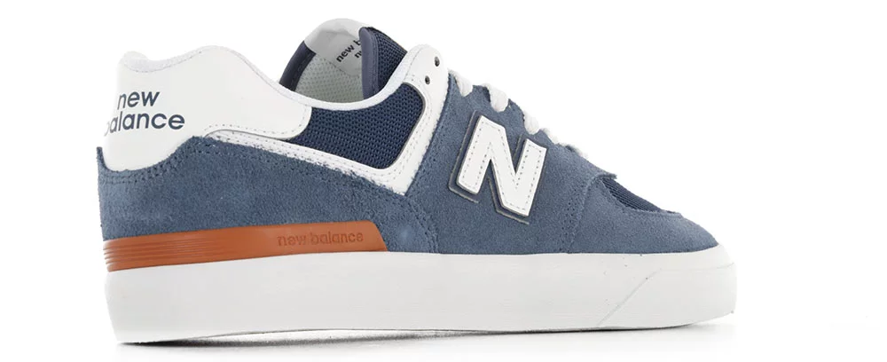 New Balance Numeric 574V Skate Shoes - blue/white | Tactics