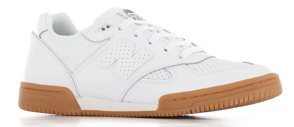 New Balance Numeric 600 Tom Knox Skate Shoes - white/white/gum