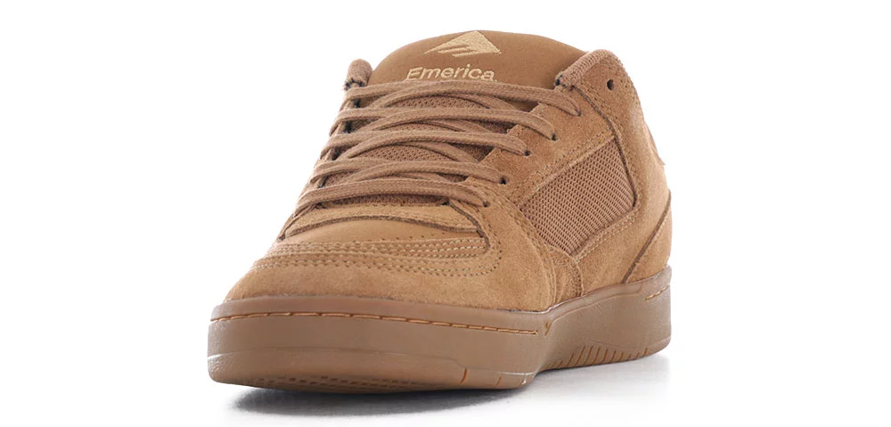 Emerica Mute Skate Shoes - brown/gum | Tactics display picture 1