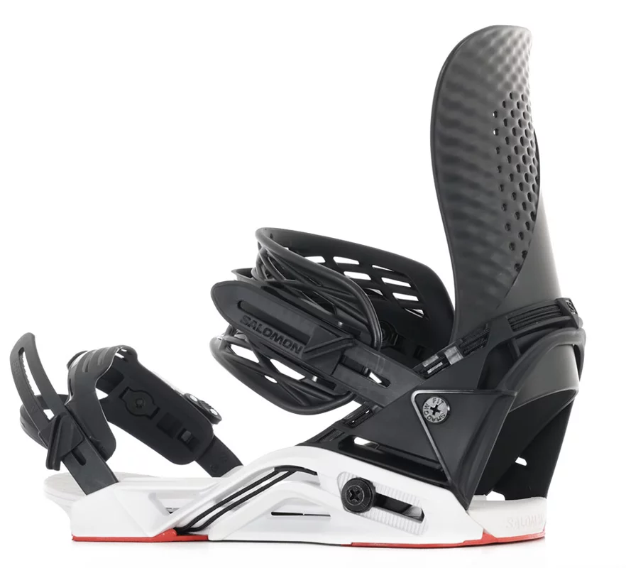 Salomon Dusty Hologram LTD Snowboard Bindings 2026 - black/white