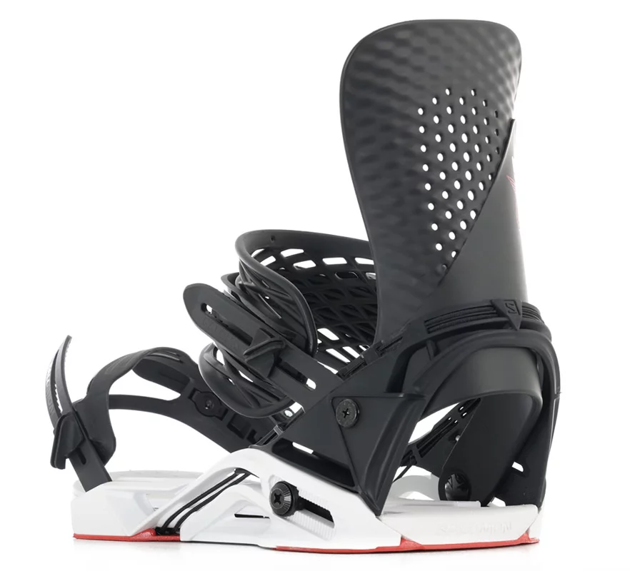Salomon Dusty Hologram LTD Snowboard Bindings 2026 - black/white