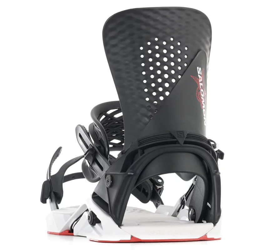 Salomon Dusty Hologram LTD Snowboard Bindings 2026 - black/white