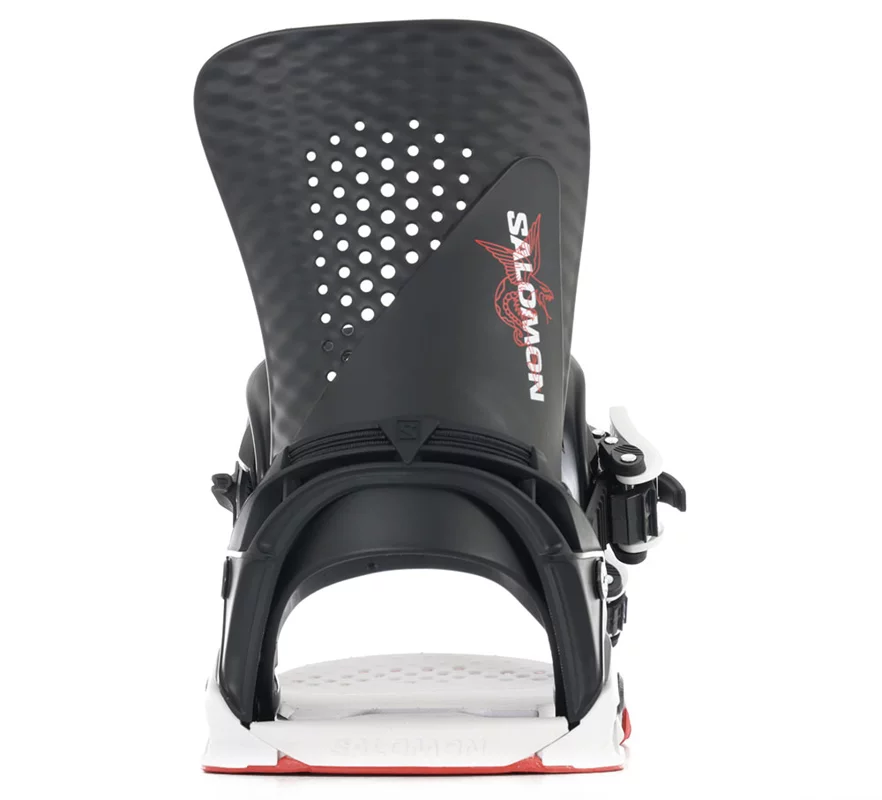 Salomon Dusty Hologram LTD Snowboard Bindings 2026 - black/white
