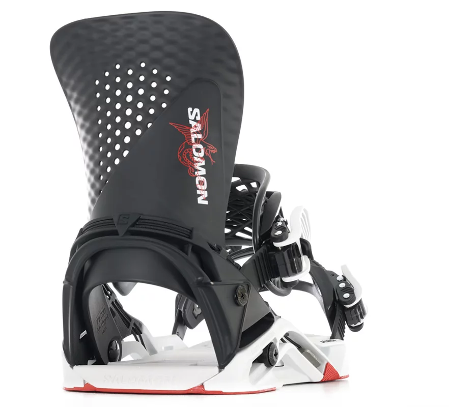 Salomon Dusty Hologram LTD Snowboard Bindings 2026 - black/white
