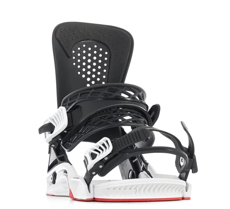 Salomon Dusty Hologram LTD Snowboard Bindings 2026 - black/white