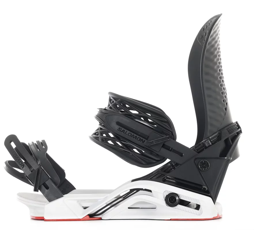Salomon Dusty Hologram LTD Snowboard Bindings 2026 - black/white