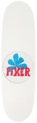 Fixer Aloha 9.5 Egg Skateboard Deck - white