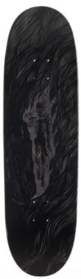 Fixer Cinder 9.0 Egg Shape Skateboard Deck - black - view large