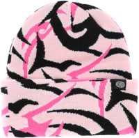 Corduroy Tribal Camo Beanie - pink