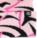 Corduroy Tribal Camo Beanie - pink - detail