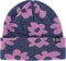 Corduroy Wildflower Beanie - purple