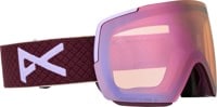 Anon M5S Toric Goggles + Bonus Lens - deep cherry/perceive cloudy pink + variable blue lens
