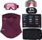 Anon M5S Toric Goggles + Bonus Lens - deep cherry/perceive cloudy pink + variable blue lens - detail