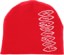 Corduroy Cobweb Reversible Skully Beanie - red - alternate