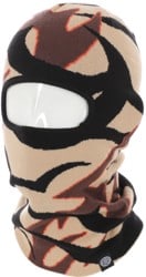 Corduroy Tribal Camo Balaclava - khaki