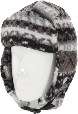 Corduroy Fleece Trapper Hat - grey - view large