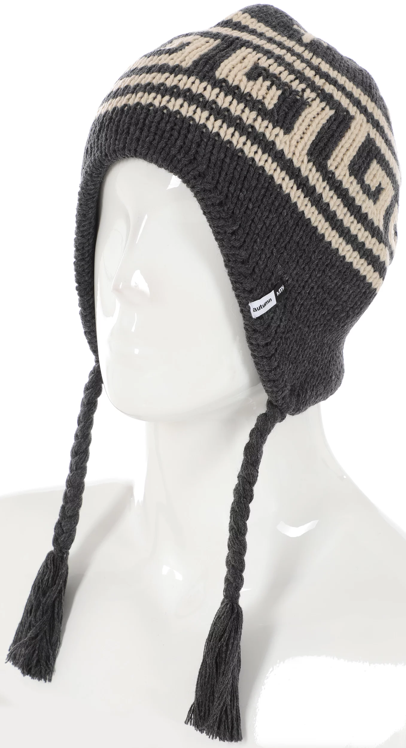 Autumn Niseko Ear Flap Beanie - char grey | Tactics