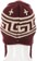 Autumn Niseko Ear Flap Beanie - burgundy - reverse