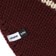 Autumn Niseko Ear Flap Beanie - burgundy - detail